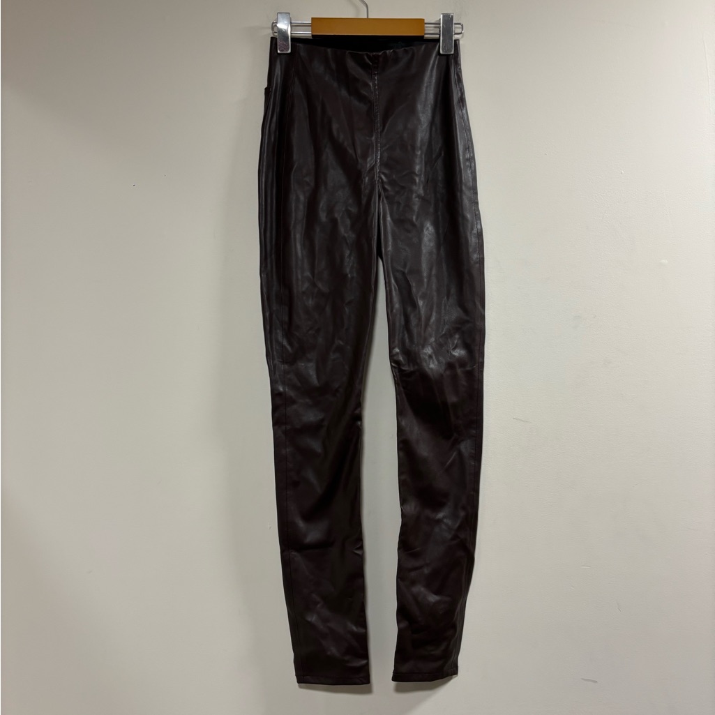 Rag & Bone Black Skinny Faux Leather Pants